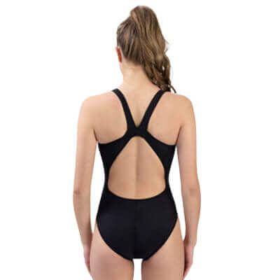 DOLFIN Women's XtraSleek Team Solid High Performance Back One Piece Swimsuit