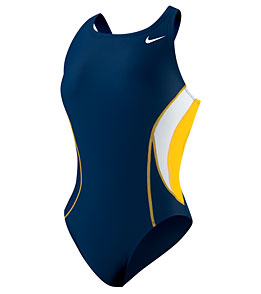 NIKE SWIM Team Color Block Power Back Tank