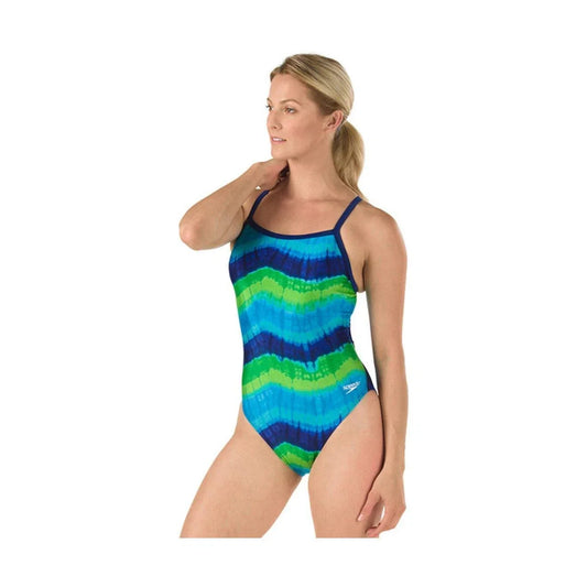 SPEEDO Bye Tie Dye Flyback  ProLT One Piece Swimsuit - Adult