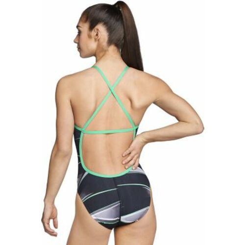 SPEEDO Women's Infinite Pulse Crossback One Piece Swimsuit