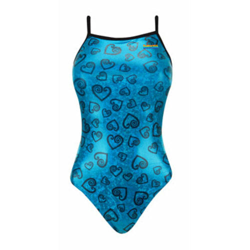 FINALS Funnies Girls' Heartless Wing Back Swimsuit