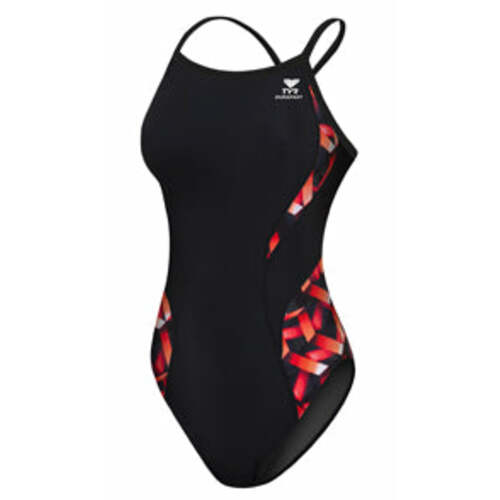 TYR Durafast Girls' Atlantic Female Spliced Diamondback - Youth