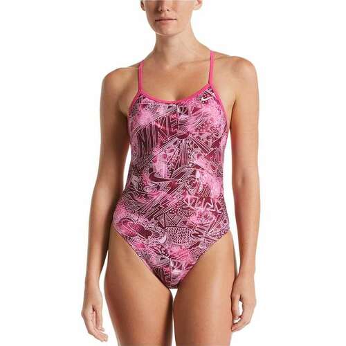 NIKE Women's Doodle Crossback One-Piece
