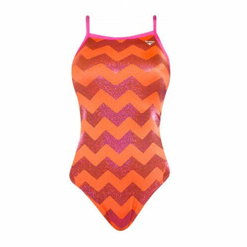 The Finals Women's Funnies Zig Zag Wing Back Swimsuit