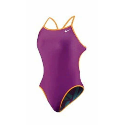 NIKE SWIM Graphic Leaf Reversible Cut Out Tank (30, 34, 40 Only)