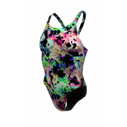 Nike Women's Hydrastrong Multi Print Fastback One Piece Swimsuit