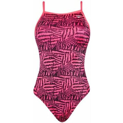 Finals Women's Funnies Tiger Tribal Wing Back Swimsuit