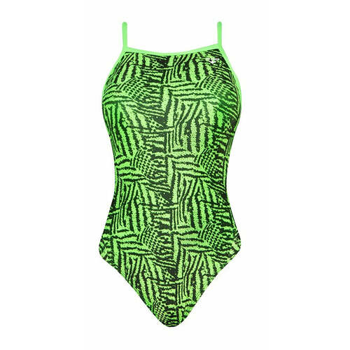 Finals Women's Funnies Tiger Tribal Wing Back Swimsuit