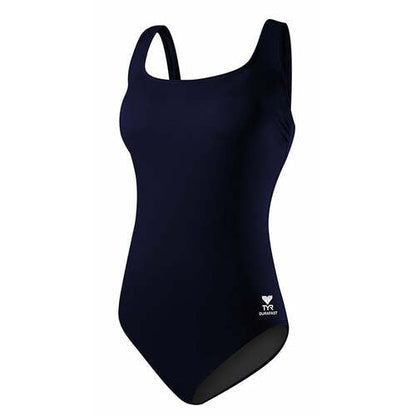 TYR Women's Solid Aqua Controlfit Swimsuit- Adult
