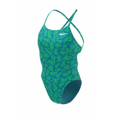 NIKE Women's Hydrastrong Lace Up Tie Back One Piece (8 prints)