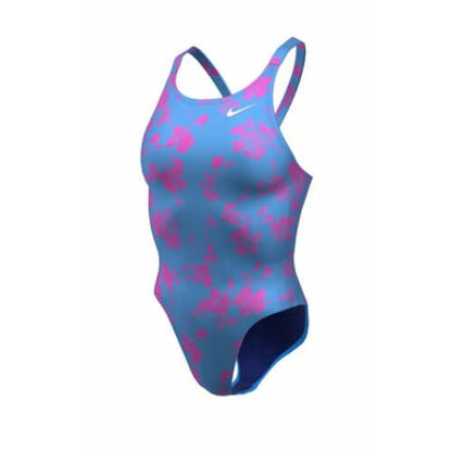 Nike Women's Hydrastrong Multi Print Fastback One Piece Swimsuit