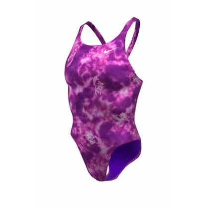 Nike Women's Hydrastrong Multi Print Fastback One Piece Swimsuit