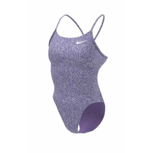 Nike Womens Hydrastrong Multi Print Cutout One Piece