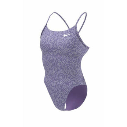 Nike Womens Hydrastrong Multi Print Cutout One Piece