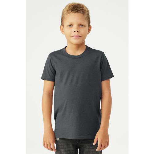 BELLA+CANVAS Youth Heather CVC Tee BC3001YCVC
