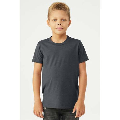 BELLA+CANVAS Youth Heather CVC Tee BC3001YCVC