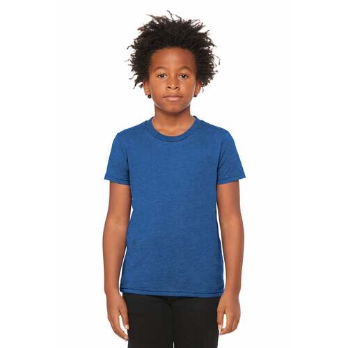 BELLA+CANVAS Youth Heather CVC Tee BC3001YCVC