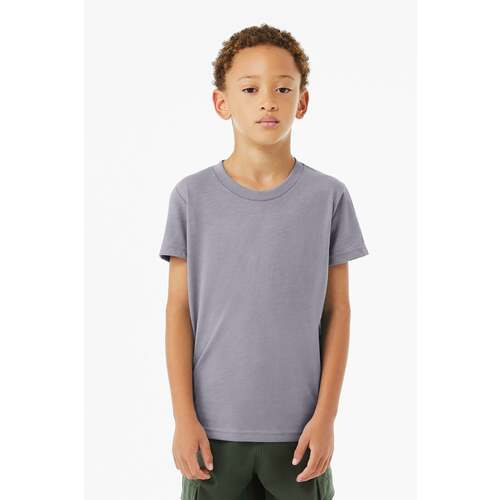 BELLA+CANVAS Youth Heather CVC Tee BC3001YCVC