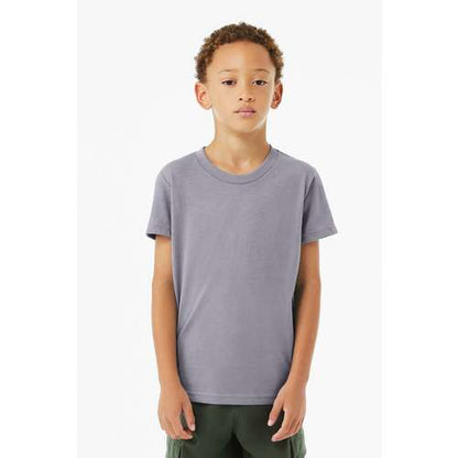 BELLA+CANVAS Youth Heather CVC Tee BC3001YCVC