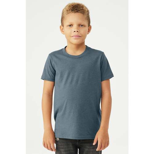 BELLA+CANVAS Youth Heather CVC Tee BC3001YCVC