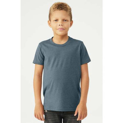 BELLA+CANVAS Youth Heather CVC Tee BC3001YCVC