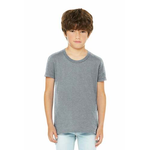 BELLA+CANVAS Youth Heather CVC Tee BC3001YCVC