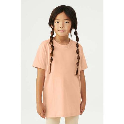 BELLA+CANVAS Youth Heather CVC Tee BC3001YCVC