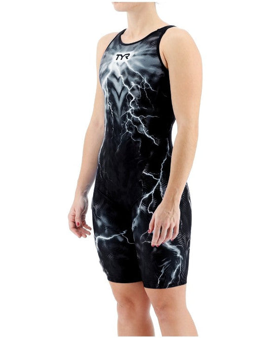 TYR Womens Oblivion Venzo Phantom Closed Back Swimsuit