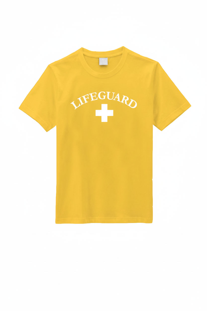 Yellow lifeguard t-shirt