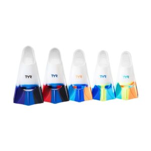 Multi coloured TYR Stryker Fins