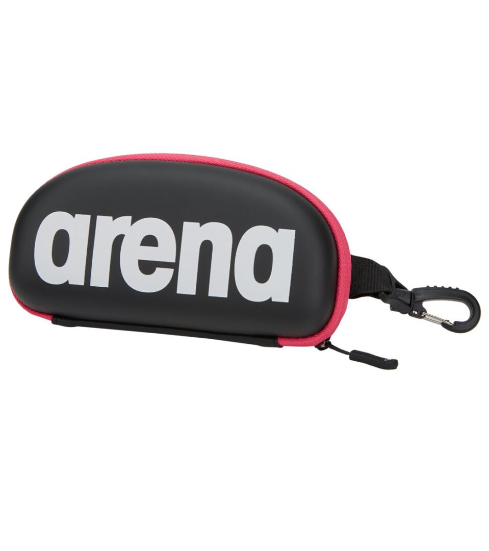A close-up shot of arena goggle case cover