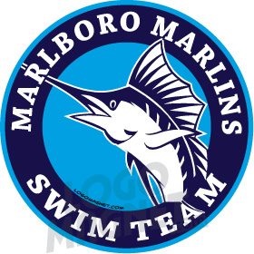 Marlboro Marlins Swim Logo