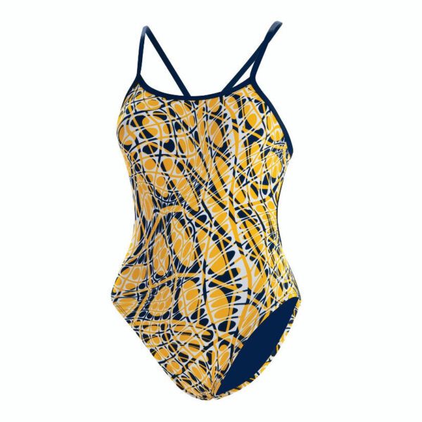 DOLFIN Womens Reliance Energy String Back One Piece Swimsuit