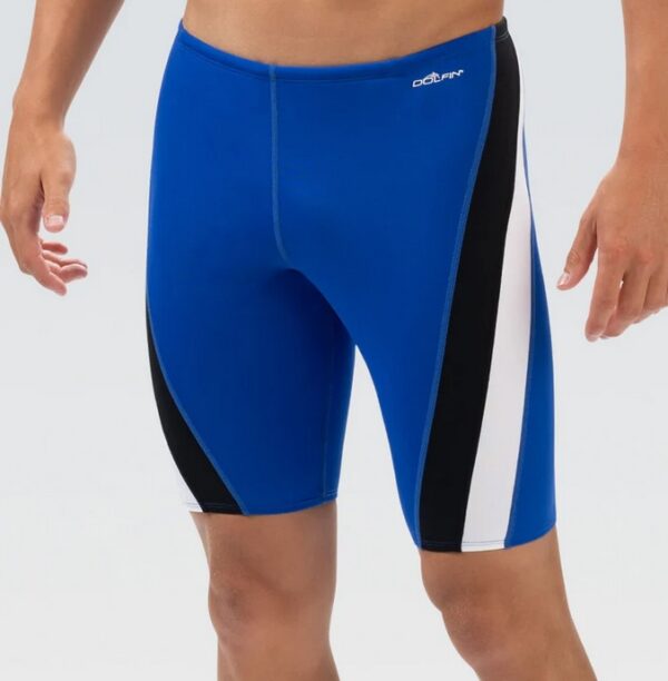 Highland Swim Club_Dolfin Men's Reliance Solid Color Block Jammer, Royal