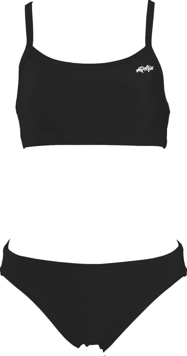 DOLFIN Traditional Solid Nylon/Lycra 2 Piece