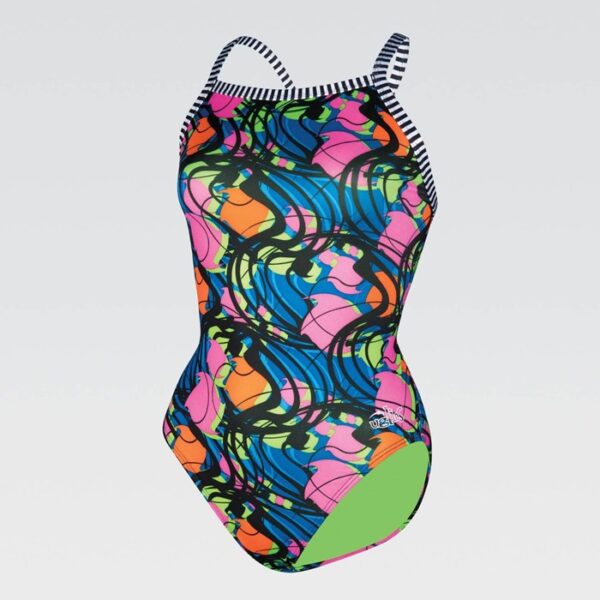 DOLFIN Uglies Female V2 Back Swimsuit - Party Gras