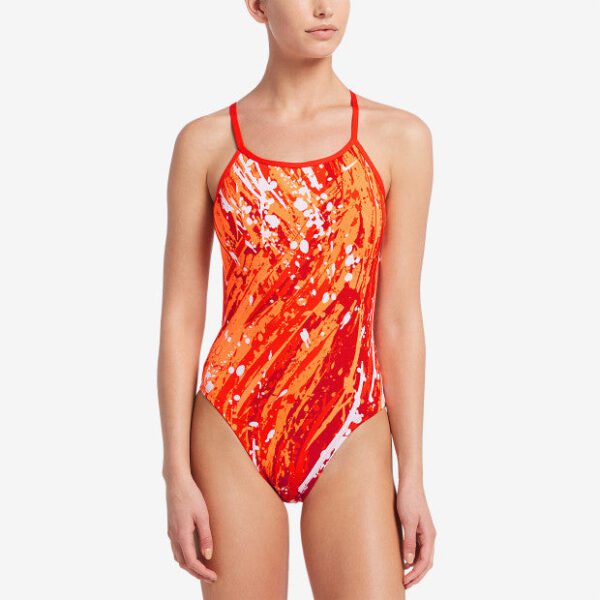 NIKE Women's Splash Modern Cut-Out One-Piece