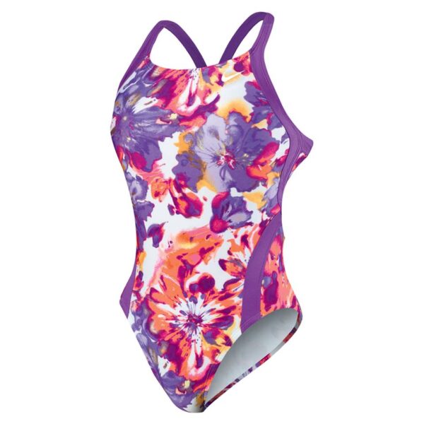 NIKE SWIM Tie Dye Floral Modern Fast Back Tank
